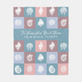 Individuelle Name & Lage - Muster Fleecedecke (Vorderseite)