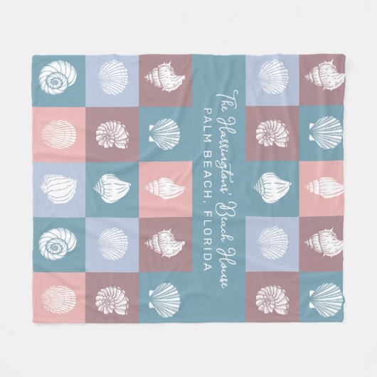 Individuelle Name & Lage - Muster Fleecedecke (Vorderseite (Horizontal))