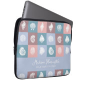 Individuelle Name & Lage - Muster Laptopschutzhülle (Vorne Rechts)