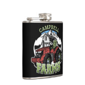 Individuelle Name Landbetrieb Stalltraktor Bauer Flachmann (Rechts)