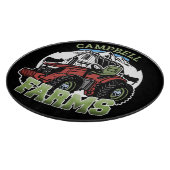 Individuelle Name Landwirtschafts-Traktor-Bauer Schneidebrett (Ecke)