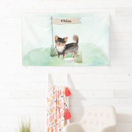 Individuelle Name Langhaariger Chihuahua Haustier  Banner