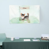 Individuelle Name Langhaariger Chihuahua Haustier  Banner (Messeveranstaltung)
