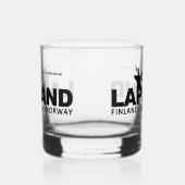 INDIVIDUELLE NAME LAPLAND WHISKYGLAS (Rechts)