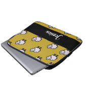 Individuelle Name Laptopschutzhülle (Vorne Knopf)