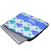 Individuelle Name Laptopschutzhülle (Vorne Knopf)