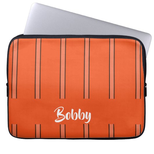 Individuelle Name Laptopschutzhülle (Vorderseite)