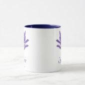 Individuelle Name Lavender Garden Blume Tasse (Zentrum)