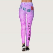 Individuelle Name Leggings (Rückseite)