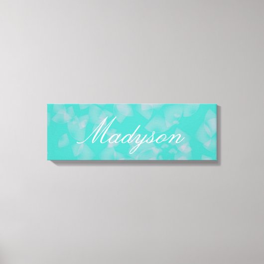 Individuelle Name Leinwand (Vorderseite)