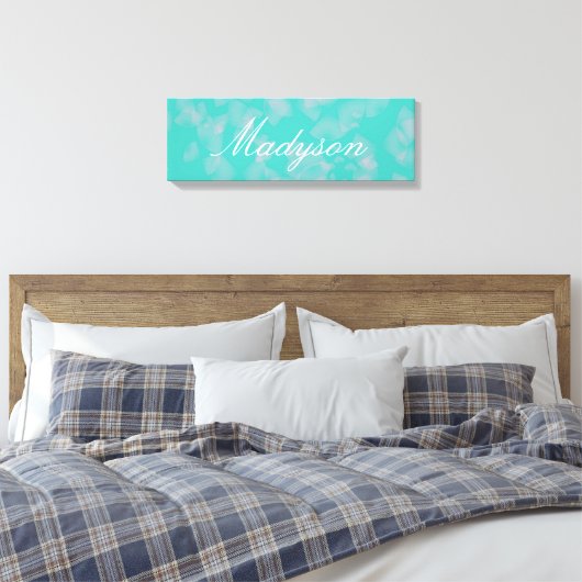 Individuelle Name Leinwand (Insitu (Schlafzimmer))
