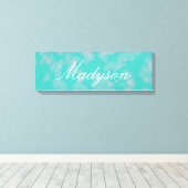 Individuelle Name Leinwand (Insitu (Holzboden))