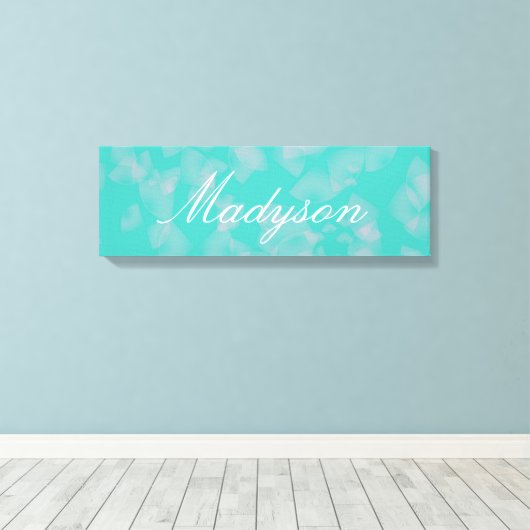 Individuelle Name Leinwand (Insitu (Holzboden))