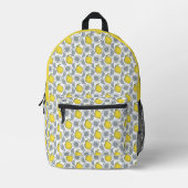 Individuelle Name Lemon Muster Bedruckter Rucksack (Vorderseite)