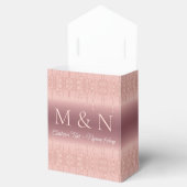 Individuelle Name Letter Wedding Rose Gold Geschen Geschenkschachtel (Geöffnet)