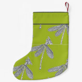Individuelle Name-Libelle Kleiner Weihnachtsstrumpf (Rückseite)