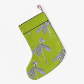 Individuelle Name-Libelle Kleiner Weihnachtsstrumpf (Rückseite (Hängend))