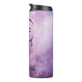 Individuelle Name Libra Zodiac Zeichen Thermosbecher (Nach rechts gedreht)