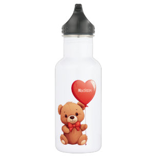 Individuelle Name Liebe Teddy Edelstahlflasche
