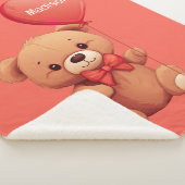 Individuelle Name Liebe Teddy Sherpadecke (3/4)