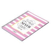 Individuelle Name, Liebe Versage nie Notizblock (Linke Seite)