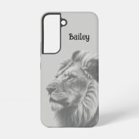 Individuelle Name Lion Wildlife Nature Art