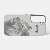 Individuelle Name Lion Wildlife Nature Art Samsung Galaxy Hülle (Rückseite (Horizontal))