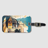 Individuelle Name Lissabon Portugal Gepäckanhänger (Vorderseite (Horizontal))