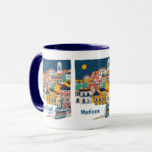 Individuelle Name Lissabon Portugal Tasse (Vorderseite Links)