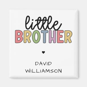 Individuelle Name Little Brother Niedlich Personal Magnet