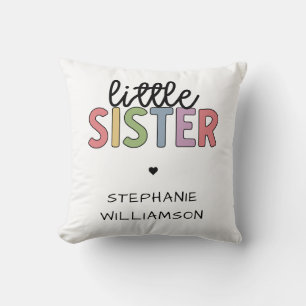 Individuelle Name Little Sister Niedlich Personali Kissen