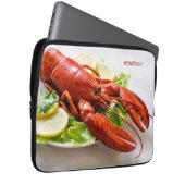 Individuelle Name Lobster Laptop-Ärmel Laptopschutzhülle (Vorne Rechts)