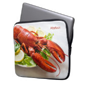 Individuelle Name Lobster Laptop-Ärmel Laptopschutzhülle (Vorderseite Links)