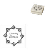 Individuelle Name-Logo Gummistempel (Stempel)