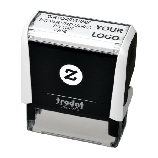 Individuelle Name-Logo-Rücksendeadresse Selbstfarb Permastempel (Produkt)