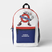 Individuelle Name London Anruf Bedruckter Rucksack (Vorderseite)