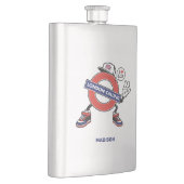 Individuelle Name London Anruf Flachmann (Rechts)