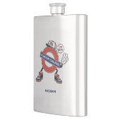 Individuelle Name London Anruf Flachmann (Links)