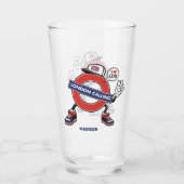 Individuelle Name London Anruf Glas (Vorderseite)