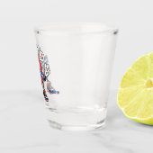 Individuelle Name London Anruf Schnapsglas (Rechts)