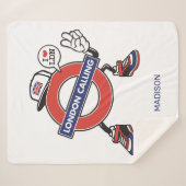 Individuelle Name London Anruf Sherpadecke (Vorderseite (Horizontal))