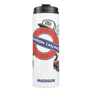 Individuelle Name London Anruf Thermosbecher