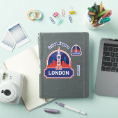 Individuelle Name London Aufkleber (iPad Hülle)