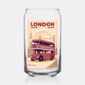 Individuelle Name LONDON Dosenglas (Vorderseite)