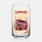 Individuelle Name LONDON Dosenglas (Rückseite)