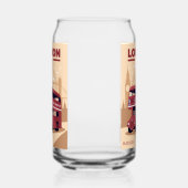 Individuelle Name LONDON Dosenglas (Links)