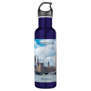 Individuelle Name London Edelstahlflasche
