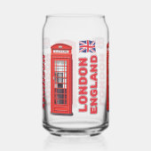 Individuelle Name London England Dosenglas (Vorderseite)