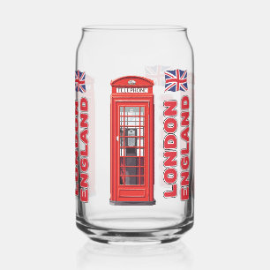 Individuelle Name London England Dosenglas