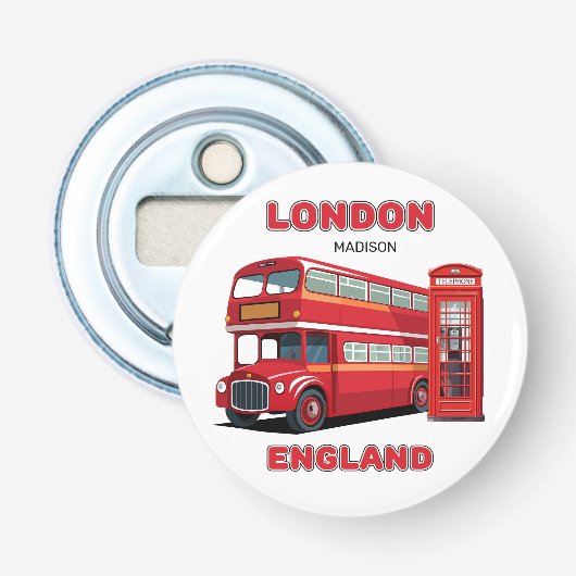 Individuelle Name London England Flaschenöffner (Vorderseite)